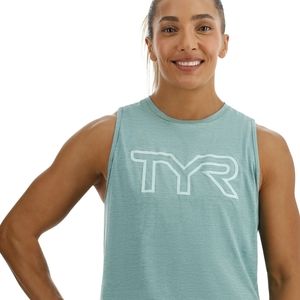 TYR ClimaDry™ Women's Cropped Tech Tank - Solid / Heather